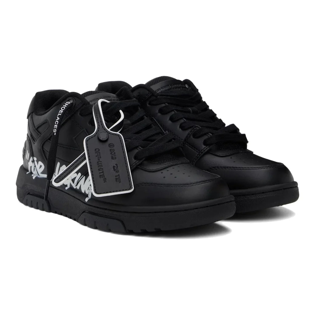 OFF-WHITE Out Of Office Schwarze High-Fashion Sneakers – Stilvoller Streetwear Komfort