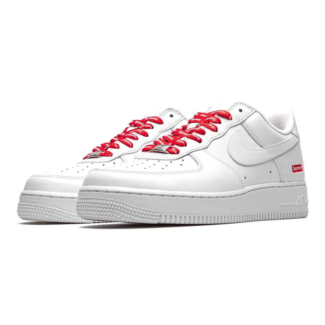 Nike Air Force 1 Low Supreme Mini Box Logo Weiß – Exklusiver Klassiker Sneaker