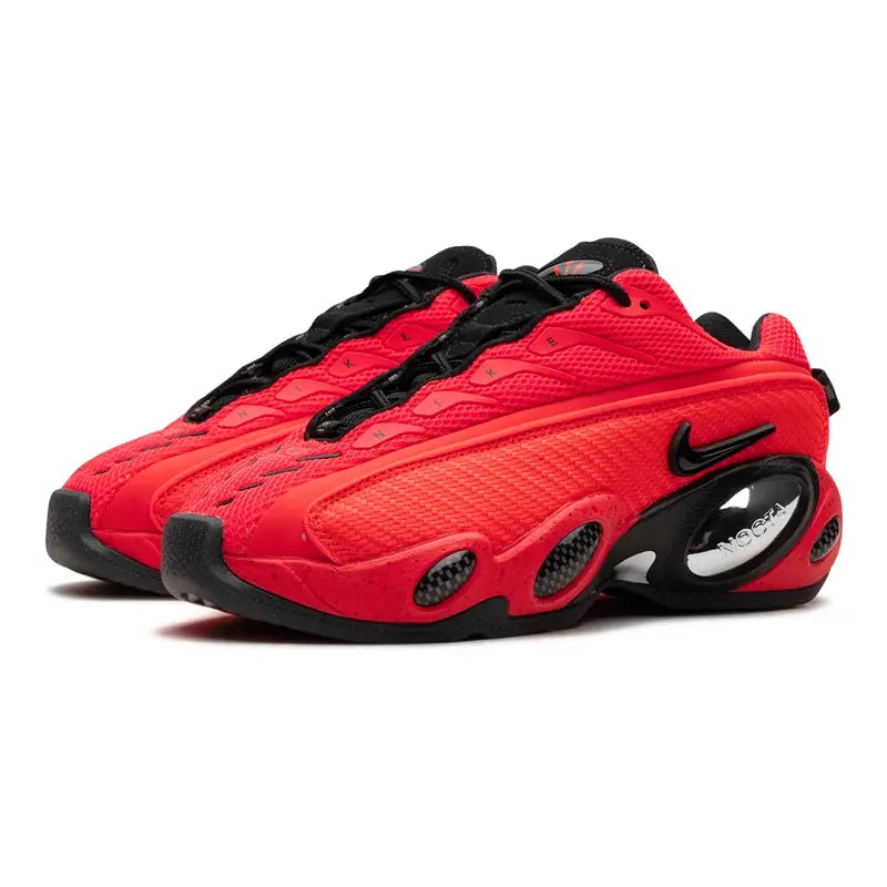 Nike NOCTA Glide 'Bright Crimson' Sneaker: Auffälliger Flammen-Look, Exklusiver Style