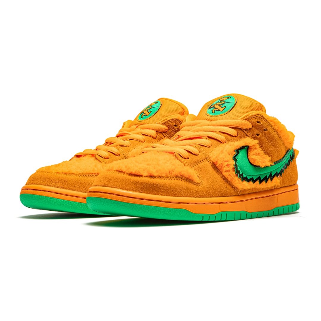 Exklusiver Nike SB Dunk Low Grateful Dead Orange Bear Sammler Sneaker