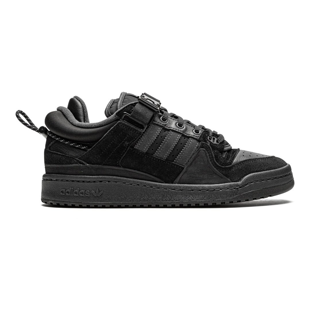 Adidas Forum Buckle Low Bad Bunny "Back To School" Schwarzer Wildleder Sneaker