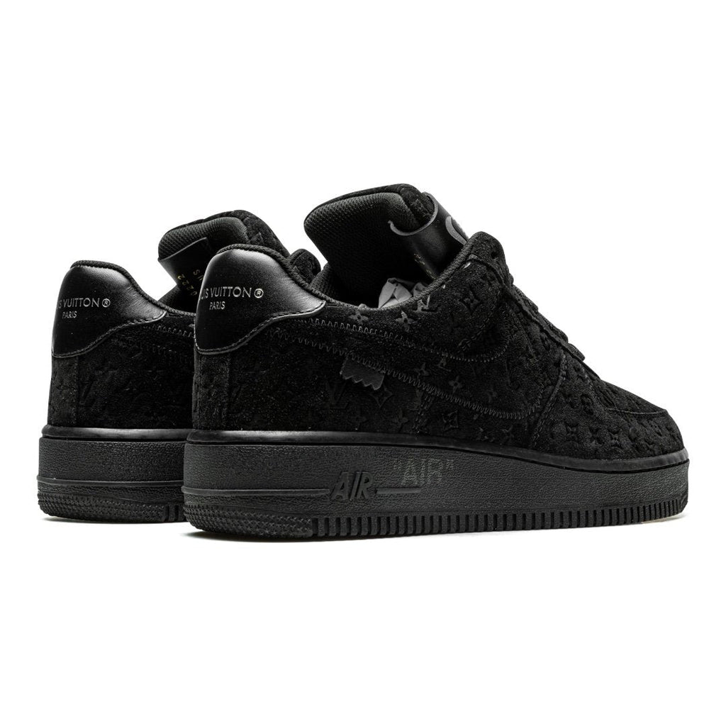 Exklusive Nike Louis Vuitton Air Force 1 Low Virgil Abloh Schwarze Edition Sneaker
