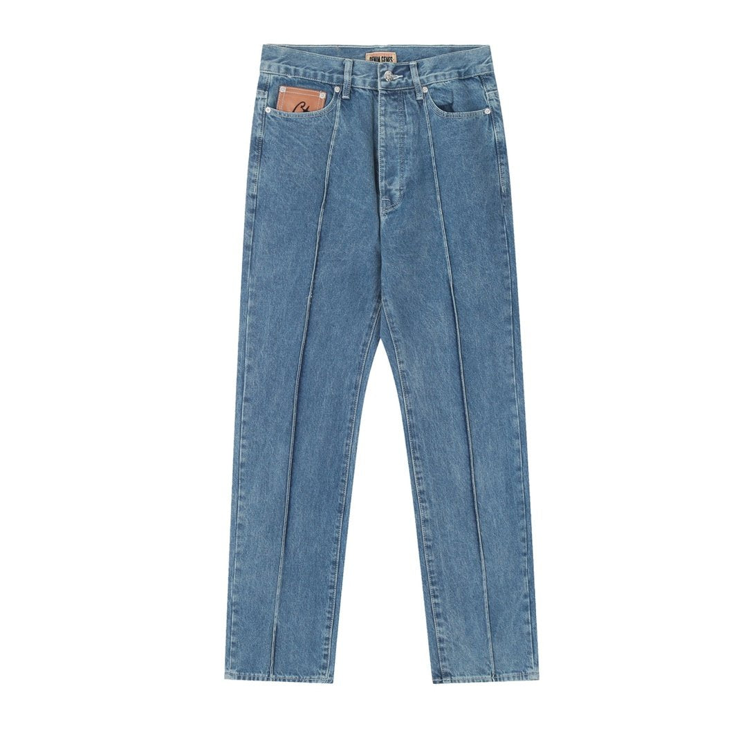 Corteiz Blaues Denim Set: Stylische Jacke & Jeans für Exklusiven Streetwear Look