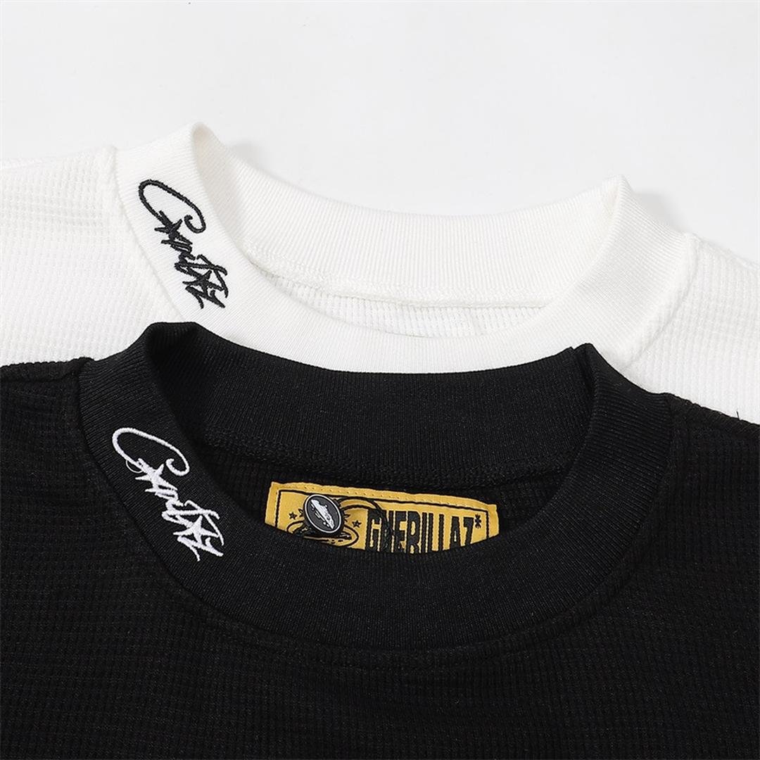 Luxuriöser Corteiz Schwarzer Unisex-Pullover, Weich & Stilvoll für Streetwear-Looks